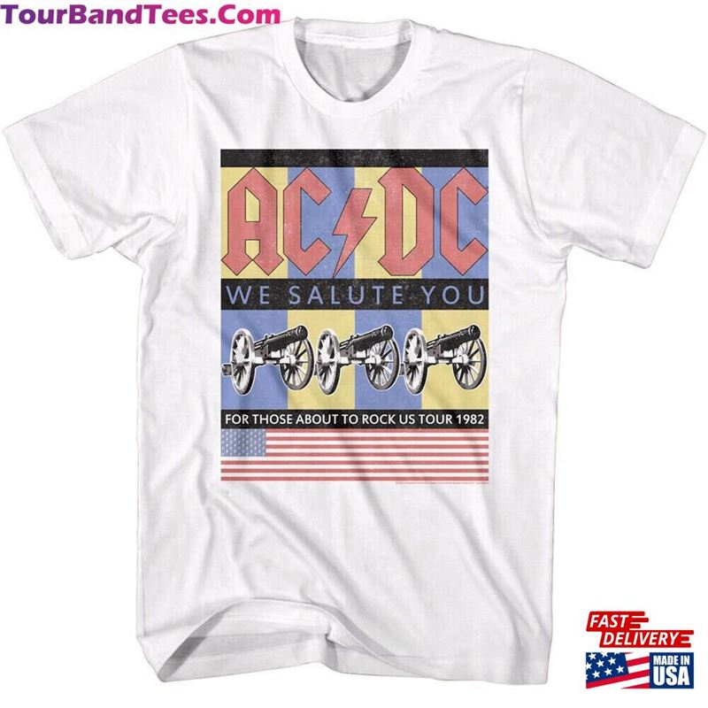 Acdc Shirt Star Spangled We Salute You Tour Men’S T-Shirts Ac Sweatshirt Unisex 29Uf168259 – Utopia Fashion