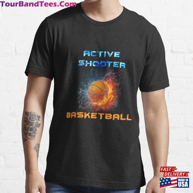 Active Shooter Basketball Essential T-Shirt Classic Unisex 29Uf167382 – Utopia Fashion