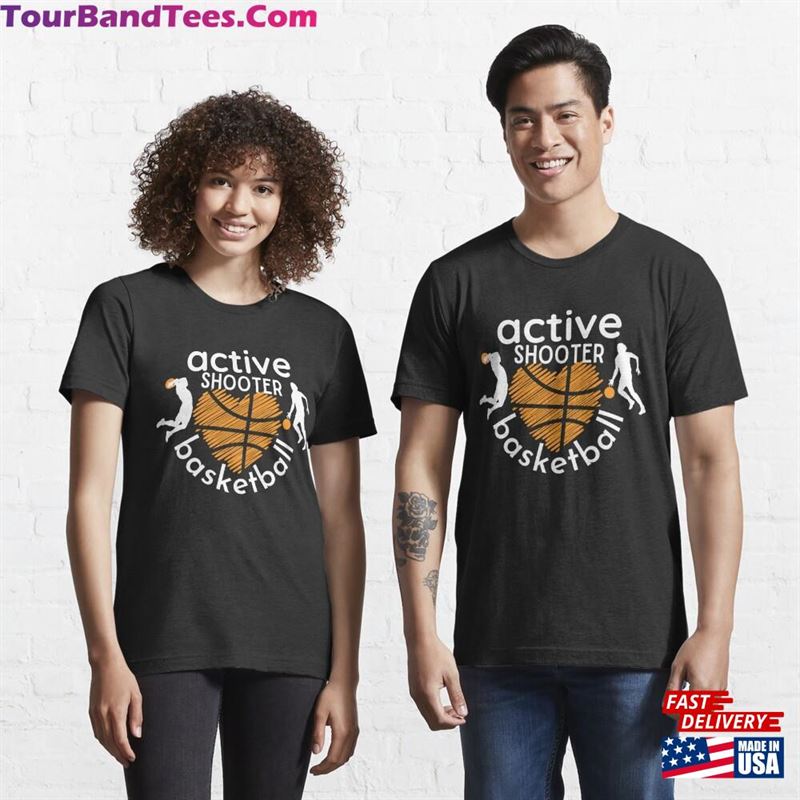 Active Shooter Basketball Essential T Shirt T-Shirt Unisex Hoodie 29Uf182666 – Utopia Fashion