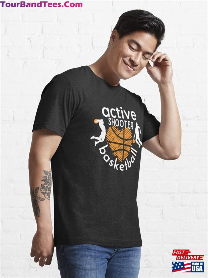 Active Shooter Basketball Essential T Shirt T-Shirt Unisex Hoodie 29Uf182666 – Utopia Fashion