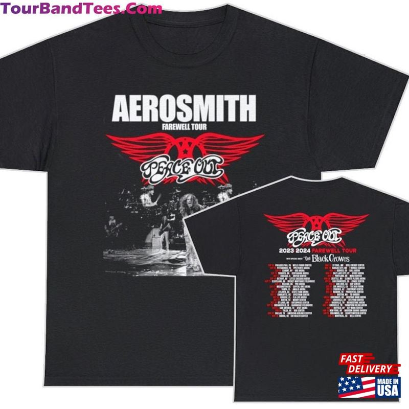 Aerosmith Peace Out Farewell Tour Band Photo Shirt Classic Sweatshirt 29Uf166023 – Utopia Fashion