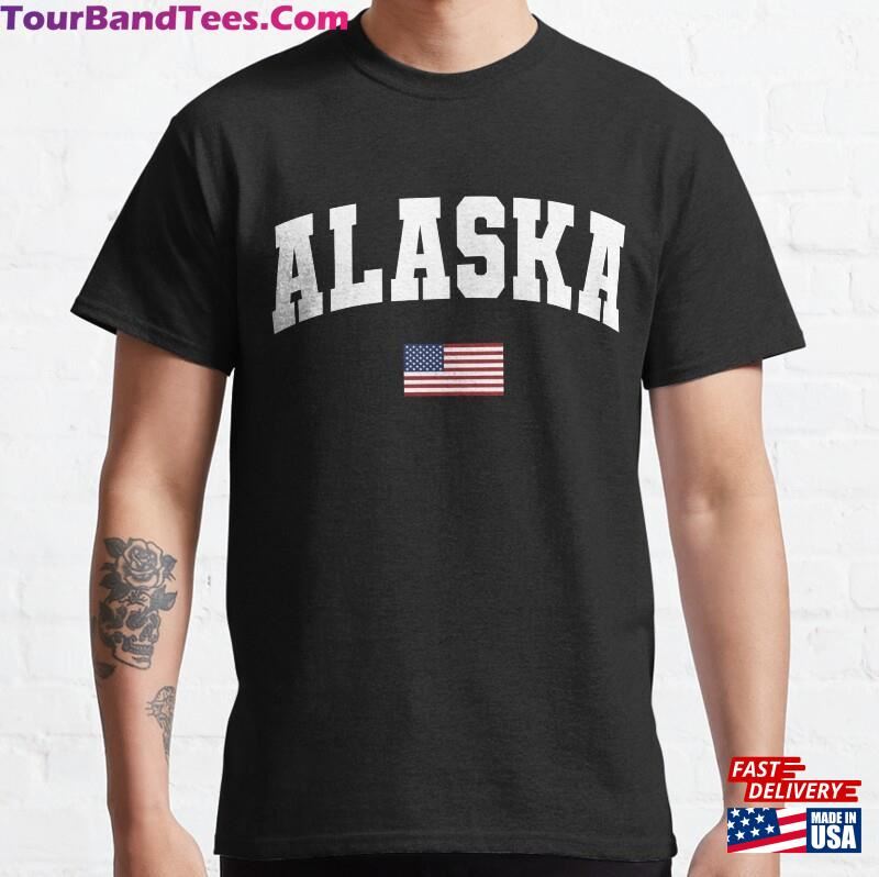 Alaska The Last Frontier Flag Of Usa Classic T-Shirt 29Uf166952 – Utopia Fashion