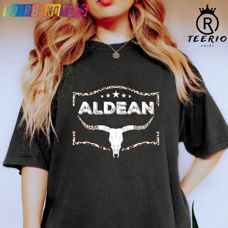 Aldean Country Shirt Bull Skull Tee T-Shirt Unisex 29Uf166860 – Utopia Fashion