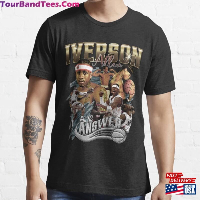 Allen Iverson 90S Vintage Style Bootleg T-Shirt Sweatshirt 29Uf187023 – Utopia Fashion