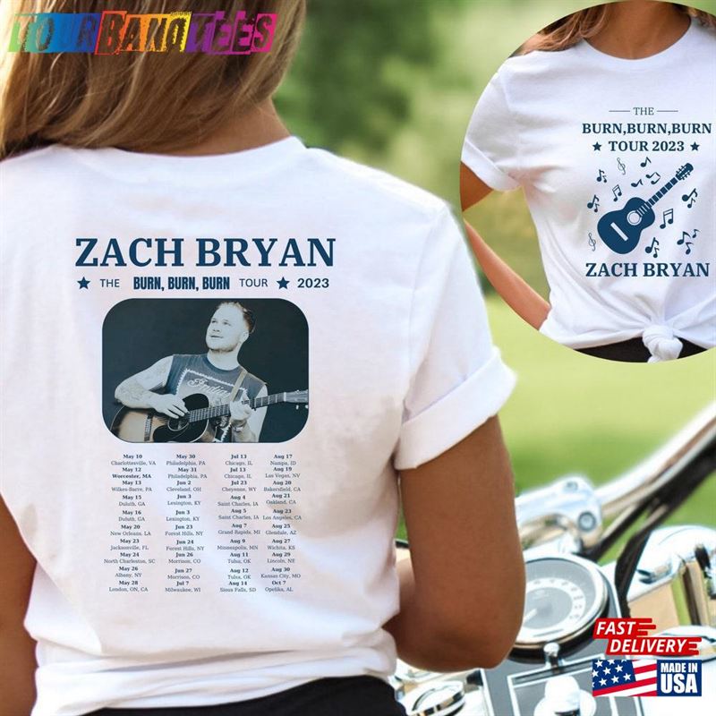 American Heartbreak Tour Printed Front And Back Shirt Zach Bryan 90S Rap Album Merch T-Shirt Sweatshirt 29Uf171658 – Utopia Fashion