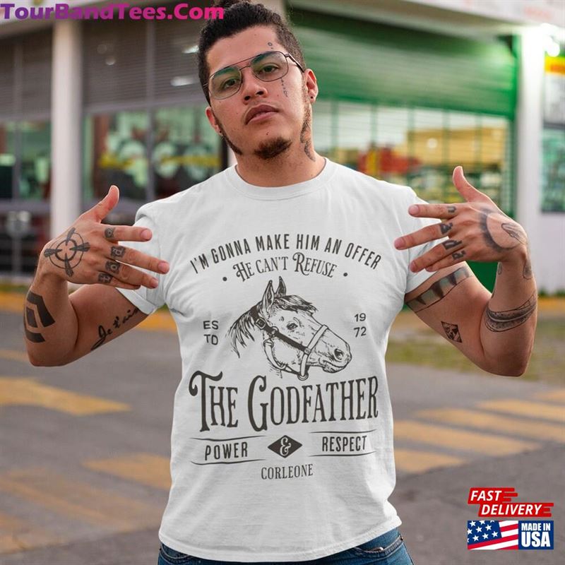 An Offer He Can’T Refuse The Godfather Inspired Unisex T-Shirt Vito Corleone Italian Mafia Gangster Tee Movie Tees Vintage Shirt Sweatshirt 29Uf187076 – Utopia Fashion