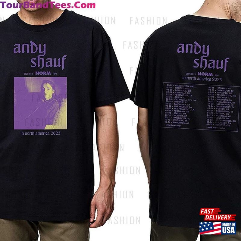 Andy Shauf Tour Shirt Presents Norm Live In North America Double Side T-Shirt Unisex Sweatshirt 29Uf170803 – Utopia Fashion