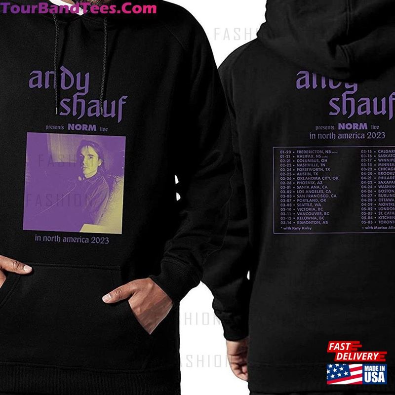 Andy Shauf Tour Shirt Presents Norm Live In North America Double Side T-Shirt Unisex Sweatshirt 29Uf170803 – Utopia Fashion