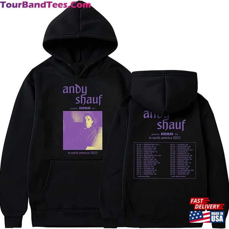 Andy Shauf Tour Shirt Presents Norm Live Sweatshirt In North America Hoodie Unisex 29Uf180617 – Utopia Fashion