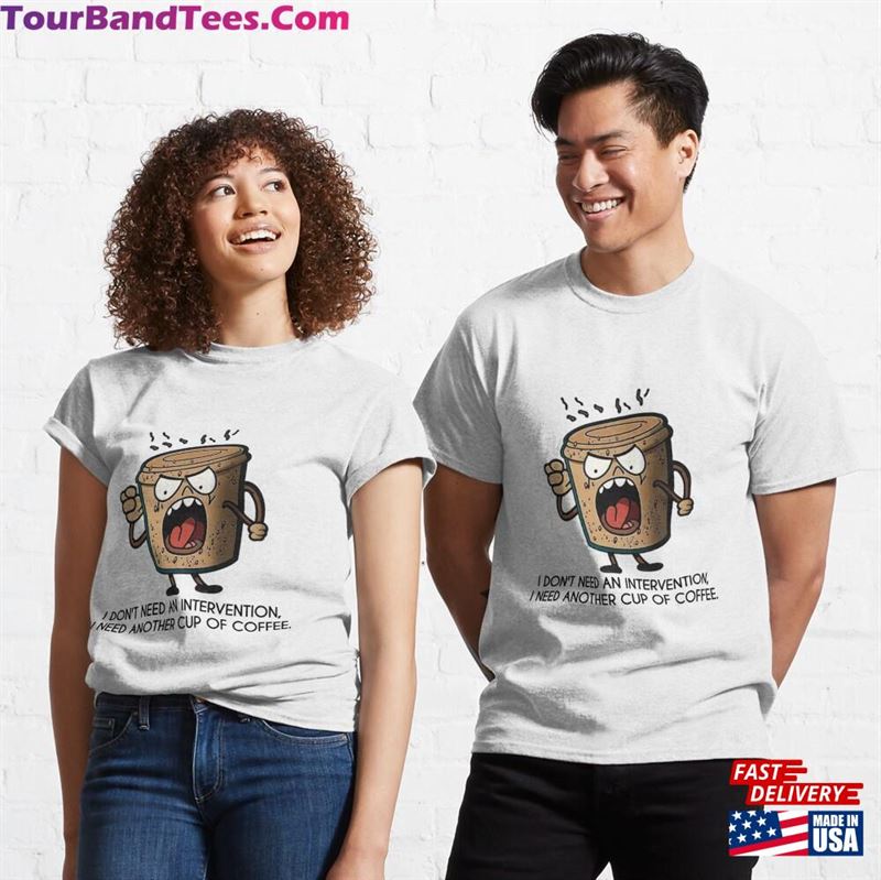 Angry Brew A Cartoon Coffee Figure Tea Classic T-Shirt Unisex 29Uf182610 – Utopia Fashion