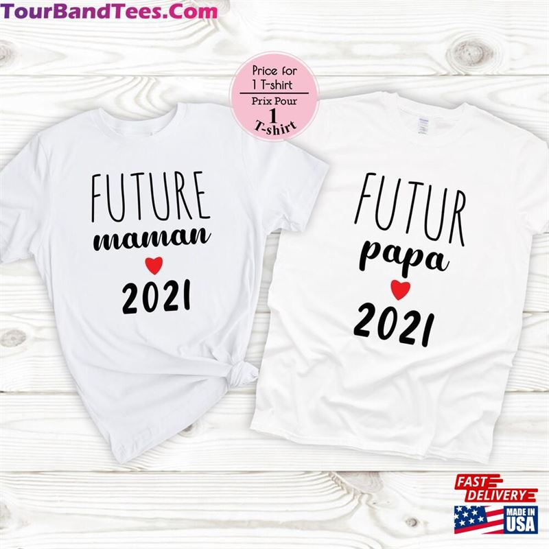 Announcement Pregnancy T Shirt Couple Futur Papi Hoodie Classic 29Uf177477 – Utopia Fashion