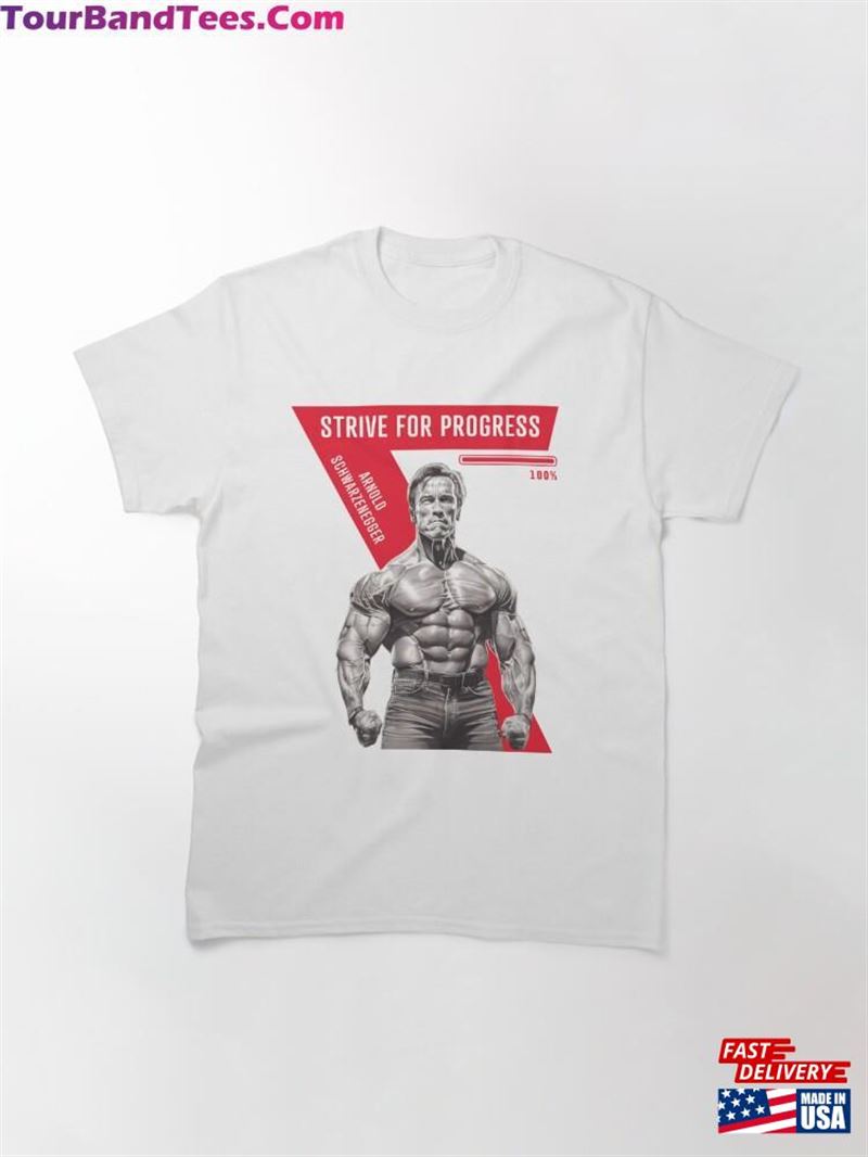 Arnold Schwarzenegger Strive For Progress Classic T-Shirt 29Uf187268 – Utopia Fashion