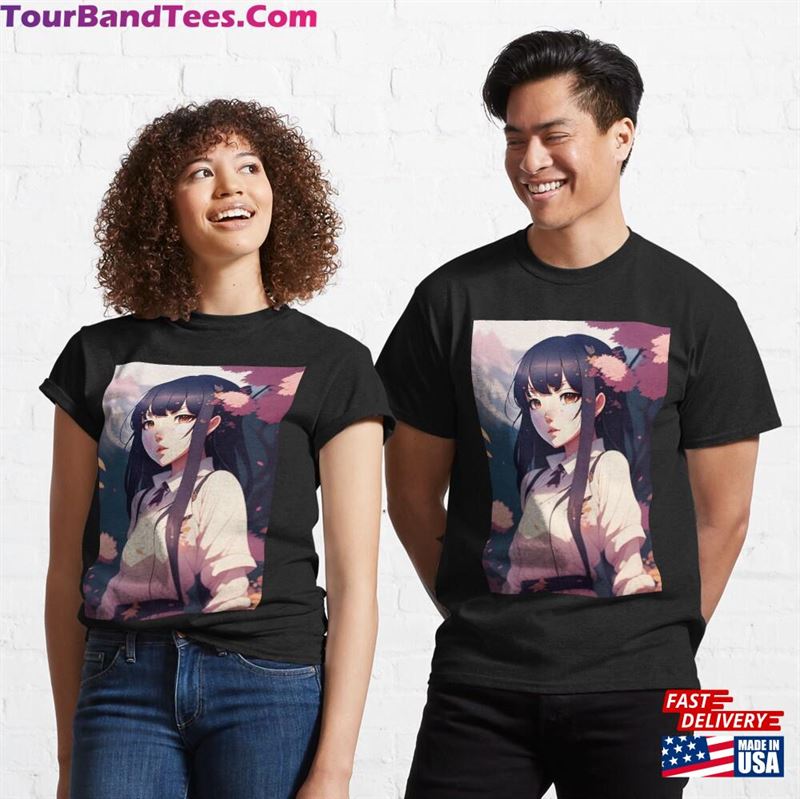 Asian Cyberpunk Girl Glitch Upgrade Your Style With These Ai Drawn Anime Products Classic T-Shirt Sweatshirt Hoodie 29Uf187087 – Utopia Fashion