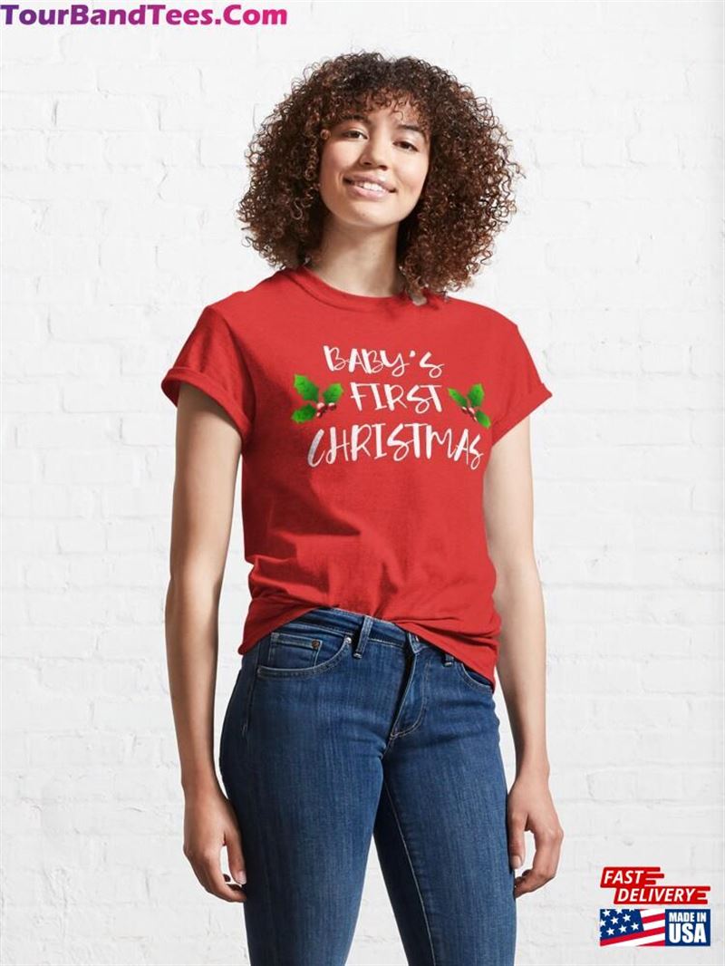 Baby’S First Christmas Classic T-Shirt Unisex 29Uf187669 – Utopia Fashion