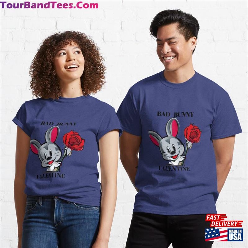 Bad Bunny Valentines Day T-Shirt Unisex 29Uf177119 – Utopia Fashion