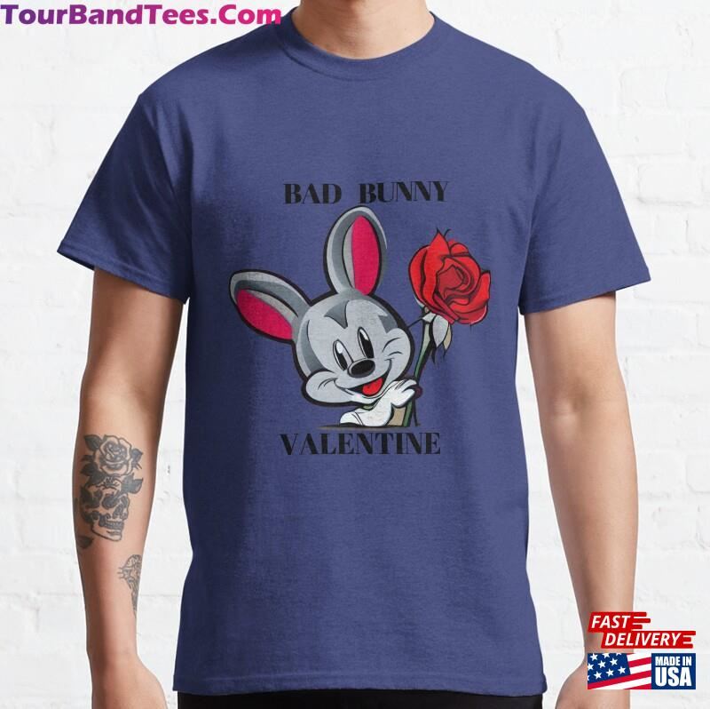 Bad Bunny Valentines Day T-Shirt Unisex 29Uf177119 – Utopia Fashion