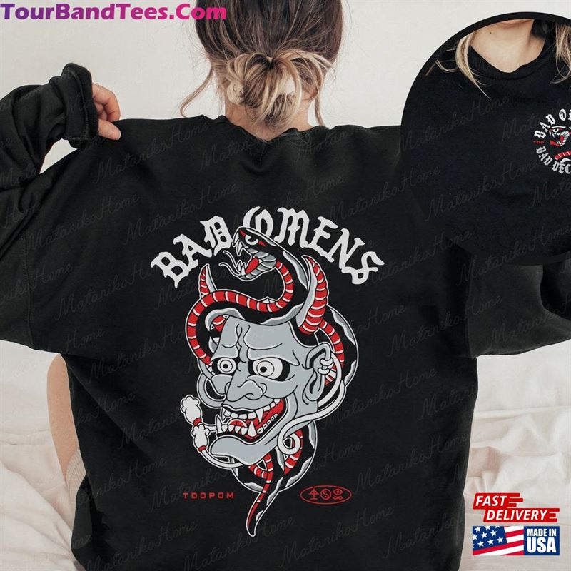 Bad Omens Band Hannya Shirt A Tour Of The Concrete Jungle Classic Hoodie 29Uf167078 – Utopia Fashion