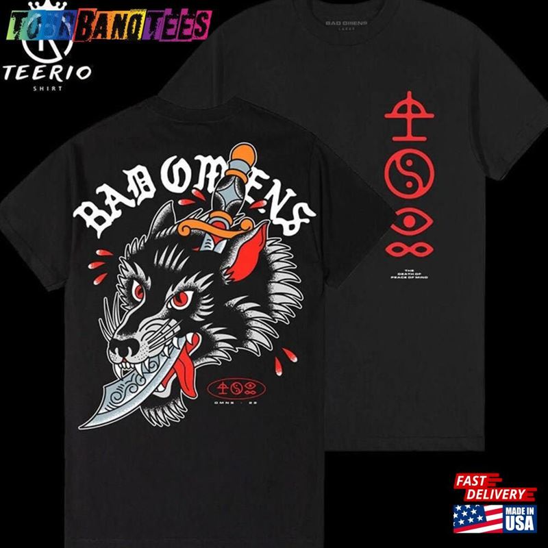 Bad Omens Band Wolf Dagger T-Shirt A Tour Of The Concrete Jungle Shirt Sweatshirt 29Uf172708 – Utopia Fashion