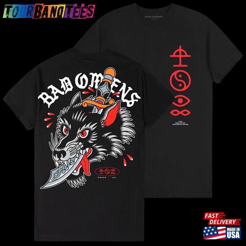 Bad Omens Band Wolf Dagger Tee Shirt A Tour Of The Concrete Jungle Hoodie Unisex 29Uf171147 – Utopia Fashion