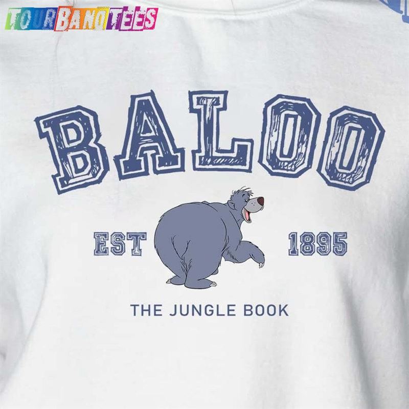 Baloo Disney Shirt T-Shirt The Jungle Book Classic Sweatshirt 29Uf175383 – Utopia Fashion