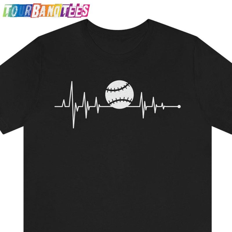 Baseball Heartbeat Shirt T Unisex T-Shirt 29Uf177695 – Utopia Fashion