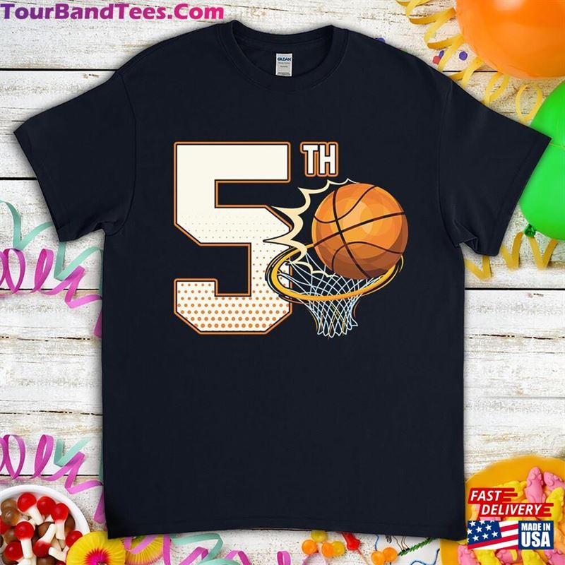 Basketball Birthday Shirt Funny Sport Lover Basket Hoop Kids Toddler T-Shirt Sweatshirt 29Uf172720 – Utopia Fashion