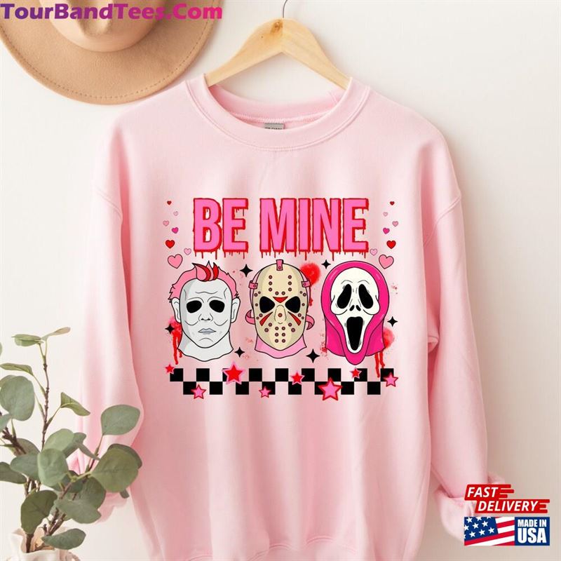 Be Mine Valentine Day Shirt Horror Movie Scary Hoodie Classic 29Uf180651 – Utopia Fashion