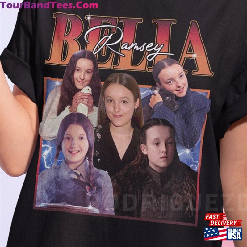 Bella Ramsey Vintage Shirt Homage T-Shirt Fan Tees Unisex 29Uf167307 – Utopia Fashion