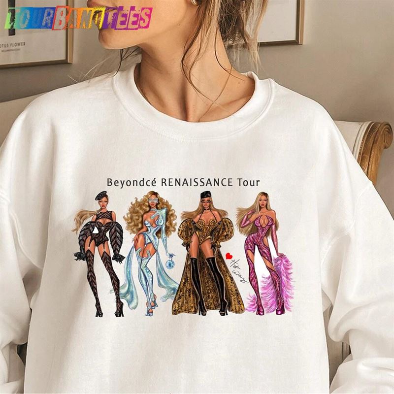 Beyonce Paint Graphic T-Shirt Vintage Renaissance Tour Pull Hoodie Sweatshirt Classic 29Uf180928 – Utopia Fashion