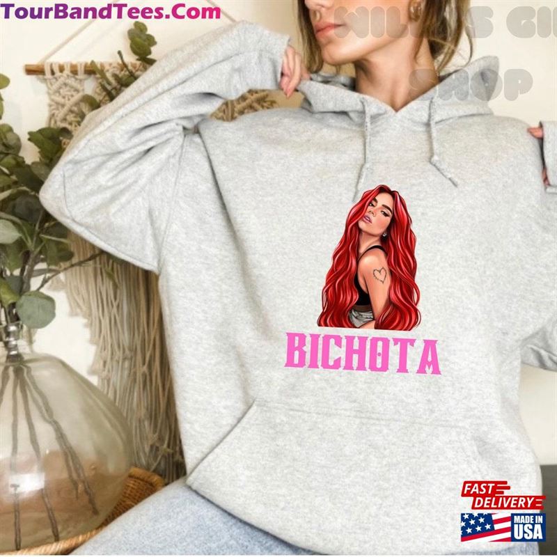 Bichota Karol G Hoodie Fan Merch Concert Red Hair Gatubela Sweatshirt 29Uf168052 – Utopia Fashion