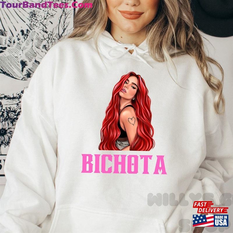 Bichota Karol G Hoodie Fan Merch Concert Red Hair Gatubela Sweatshirt 29Uf168052 – Utopia Fashion