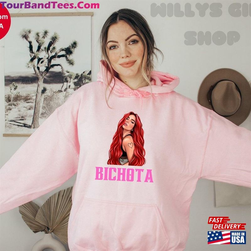 Bichota Karol G Hoodie Fan Merch Concert Red Hair Gatubela Sweatshirt 29Uf168052 – Utopia Fashion