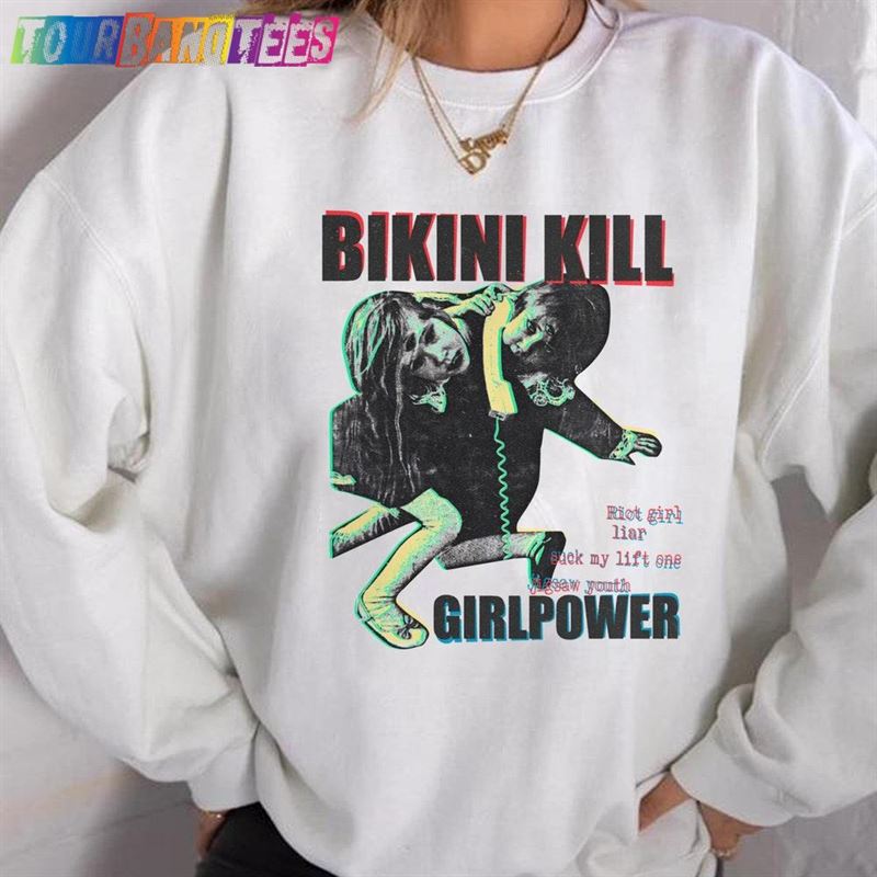 Bikini Kill Fan Art Aesthetic Style Vtg Shirt Sweatshirt Classic 29Uf174303 – Utopia Fashion