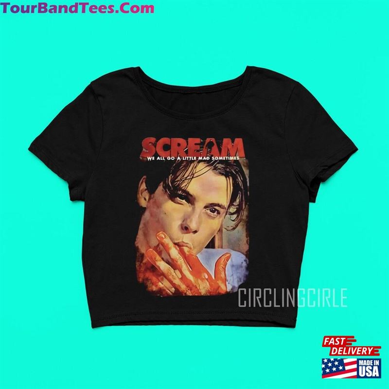 Billy Loomis Crop Top Scream Tshirt Vintage Movie Shirt Hoodie Sweatshirt 29Uf187395 – Utopia Fashion