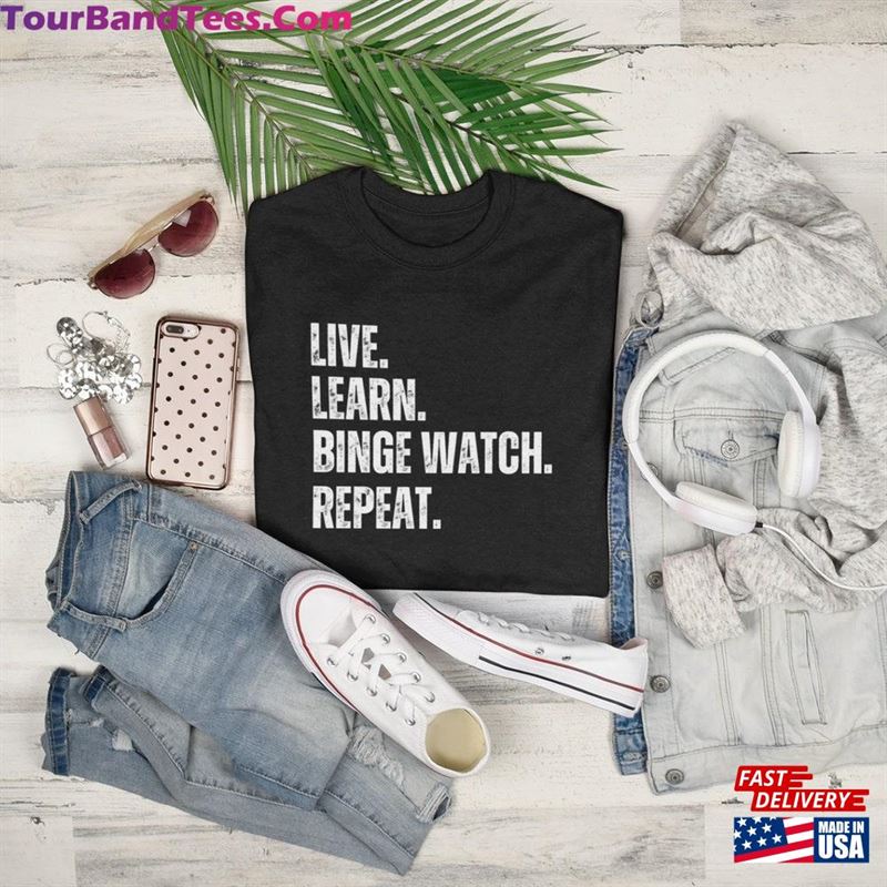 Binge Watch T-Shirt Gift For Tv Watcher On Unisex 29Uf166303 – Utopia Fashion