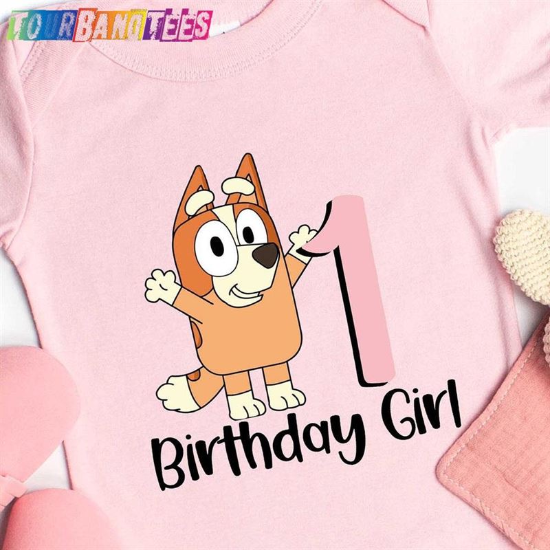 Bingo Birthday Girl Shirt Bluey Cartoon T-Shirt Sweatshirt 29Uf176442 – Utopia Fashion