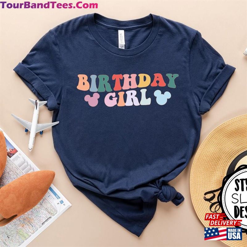 Birthday Girl Retro Shirt Disney Castle Disneyworld Family Matching Shirts Sweatshirt Classic 29Uf186933 – Utopia Fashion