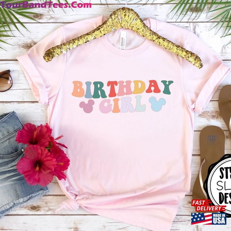 Birthday Girl Retro Shirt Disney Castle Disneyworld Family Matching Shirts Sweatshirt Classic 29Uf186933 – Utopia Fashion