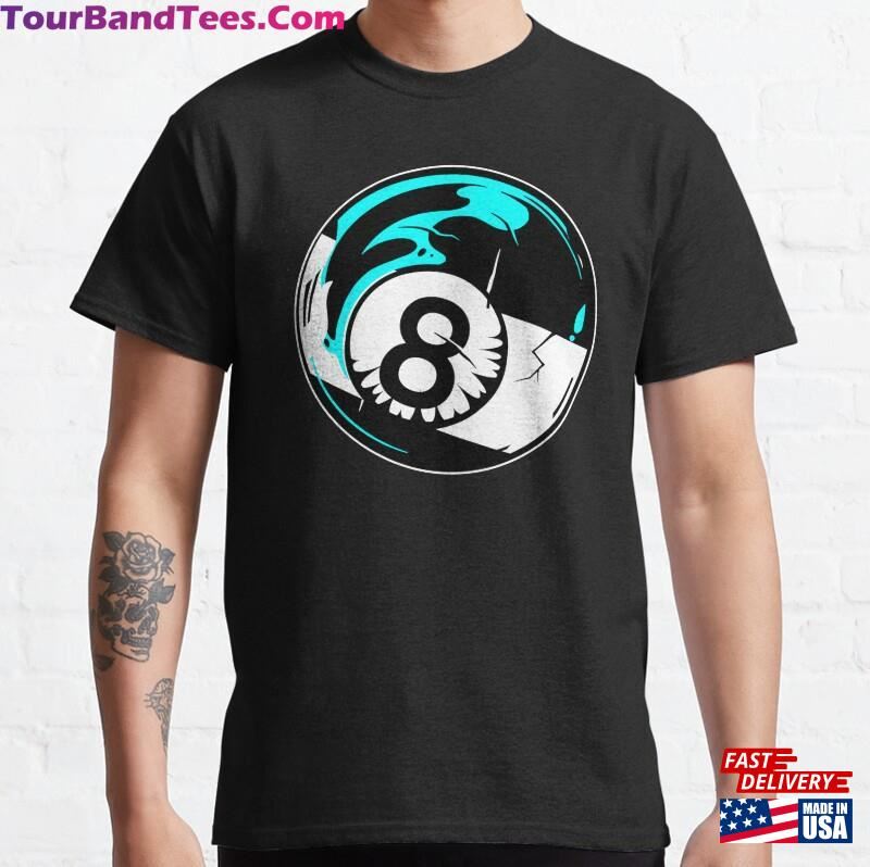 Black Billiard Ball Blue Color Classic T-Shirt Unisex 29Uf182578 – Utopia Fashion