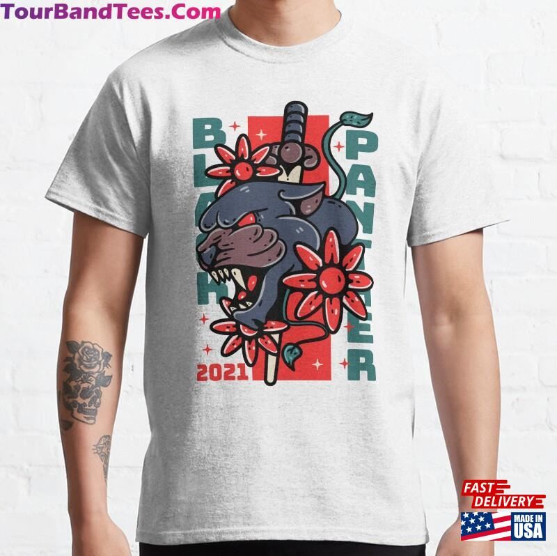 Black Panther Illustration T Shirt Tattoo Classic T-Shirt Unisex Sweatshirt 29Uf167193 – Utopia Fashion