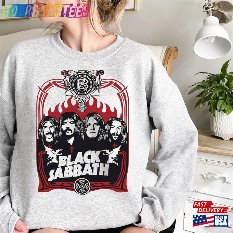 Black Sabbath Tshirt Heavy Metal Rockband Tee Vintage Classic Hoodie 29Uf172913 – Utopia Fashion