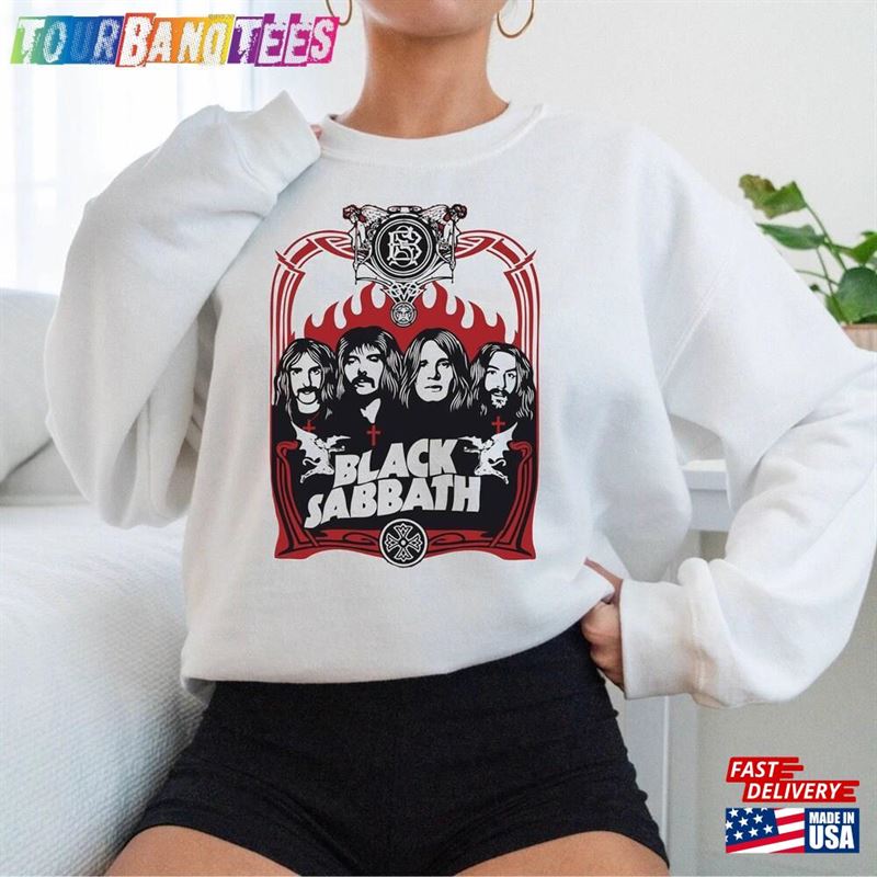 Black Sabbath Tshirt Heavy Metal Rockband Tee Vintage Classic Hoodie 29Uf172913 – Utopia Fashion