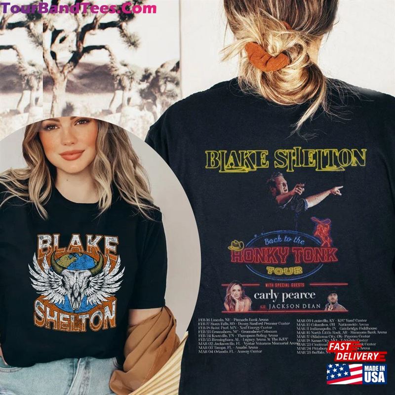 Blake Shelton Back To The Honky Tonk Tour Shirt Tee Classic Hoodie 29Uf168435 – Utopia Fashion