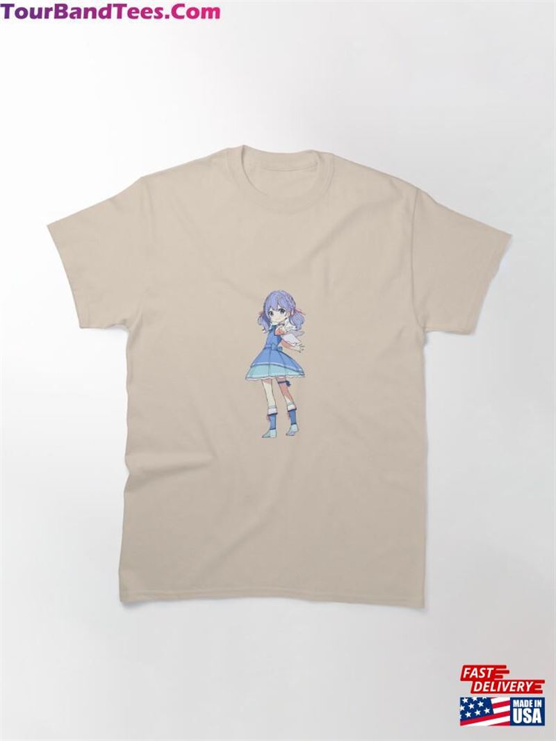 Blue Anime Girl In Dress Classic T-Shirt Sweatshirt Hoodie 29Uf166957 – Utopia Fashion