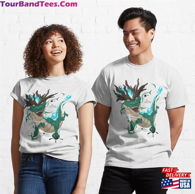 Blue Fire Dragon Classic T-Shirt Unisex 29Uf186662 – Utopia Fashion