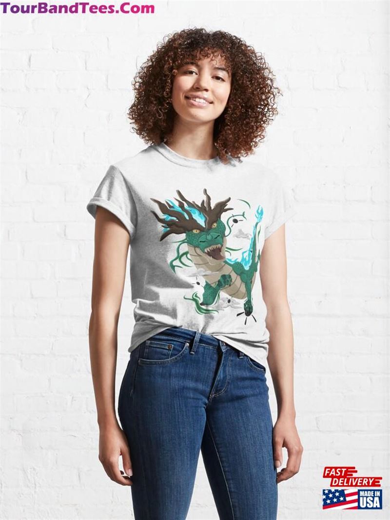 Blue Fire Dragon Classic T-Shirt Unisex 29Uf186662 – Utopia Fashion