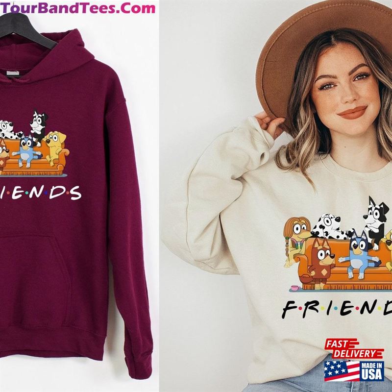 Bluey Friends Shirt Birthday Cute T-Shirt Hoodie 29Uf166854 – Utopia Fashion