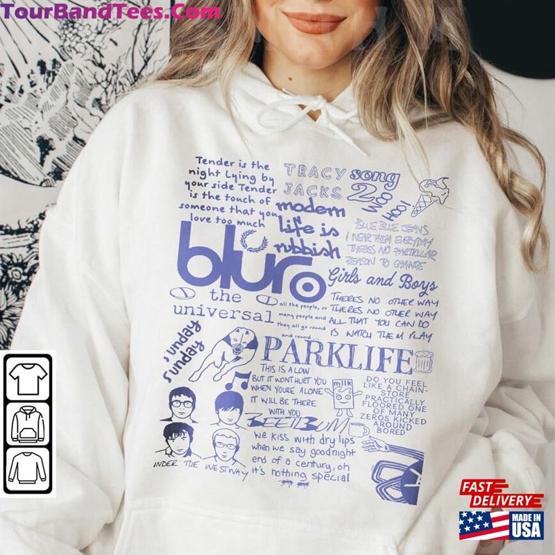 Blur Band Doodle Art Shirt Rock Sweatshirt Classic Unisex 29Uf187691 – Utopia Fashion