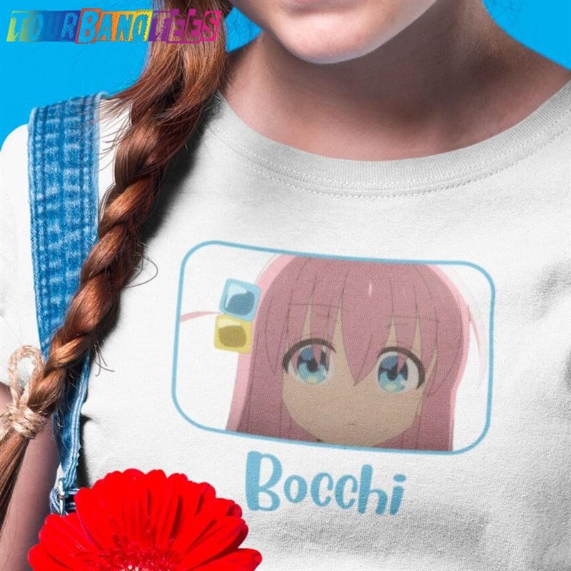 Bocchi The Rock! Pink Anime Girl Bright Blue Eyes Unisex Heavy Cotton Tee Sweatshirt 29Uf179186 – Utopia Fashion