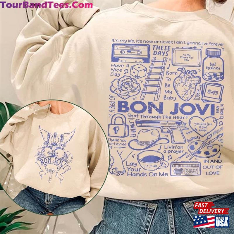 Bon Jovi Shirt Album Band T-Shirt Sweatshirt 29Uf165505 – Utopia Fashion